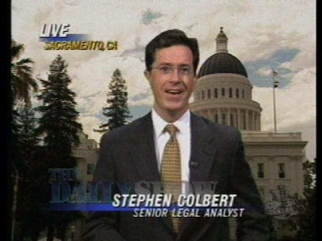 stephen colbert gif. [John stewart stephen colbert england hunting - stephen colbert and